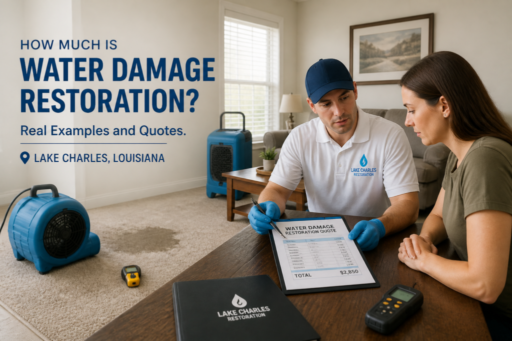 How Much Is Water Damage Restoration? Real Examples And Quotes