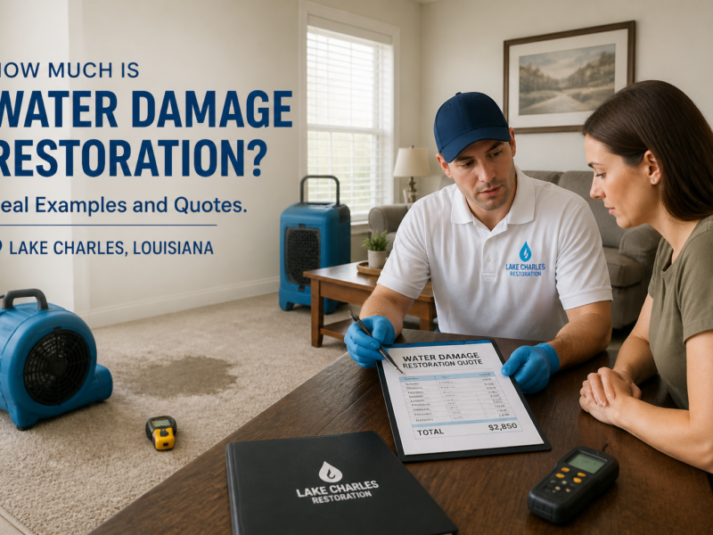 How Much Is Water Damage Restoration? Real Examples And Quotes