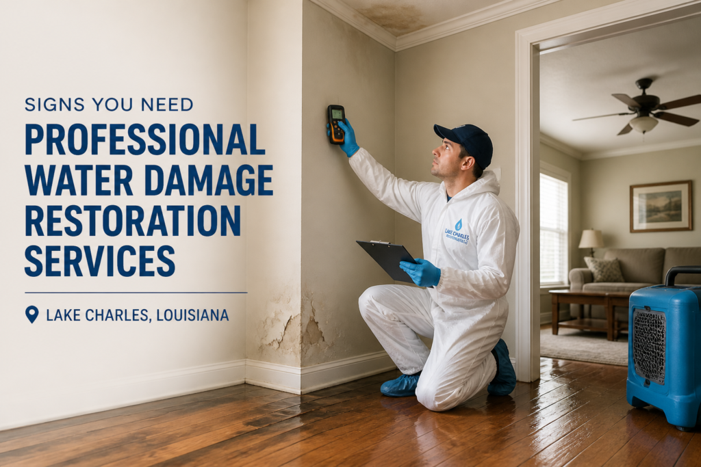 Signs You Need Professional Water Damage Restoration Services